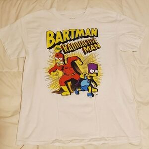 Bartman and Radioactive Man Graphic T-Shirt The Simpsons